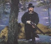 Edouard Manet Eugene Pertuiset,le chasseur de lions (mk40) oil painting on canvas